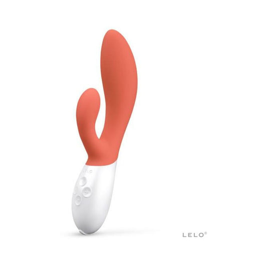 Lelo Ina 3 Dual Stimulator Coral Red